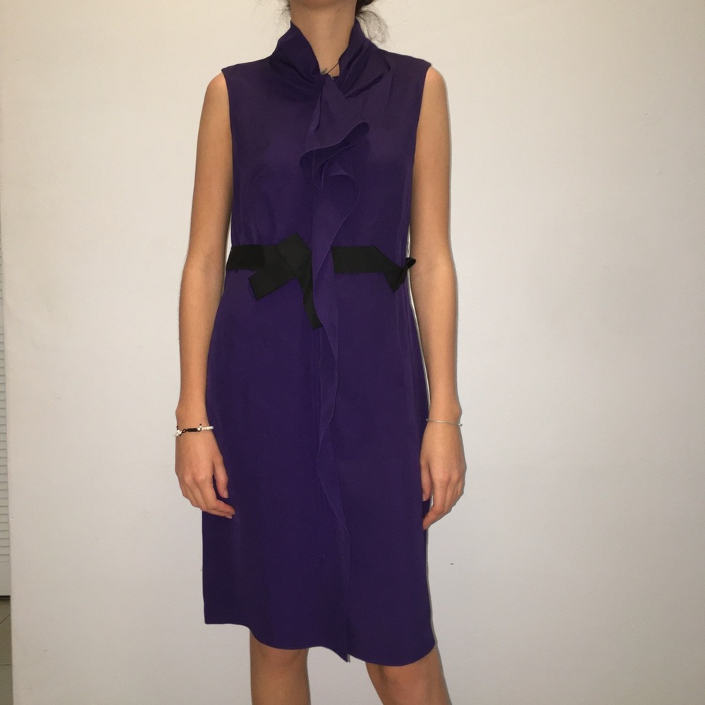 ☀️4/$20 Elie Tahari purple dress Size 2